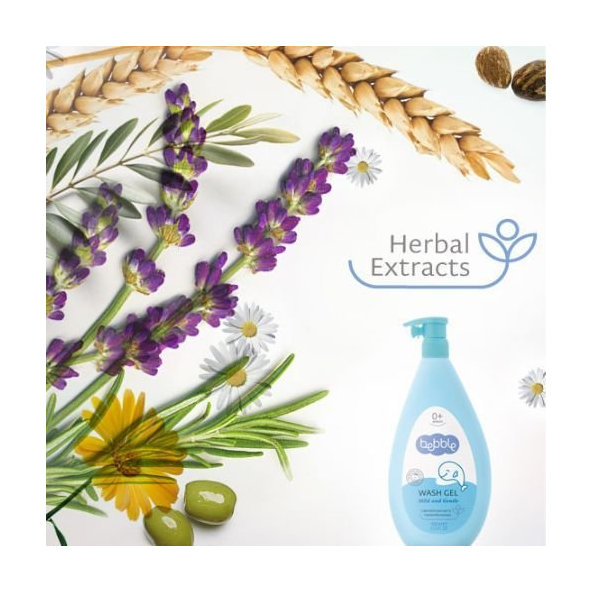 Detský umývací gél s harmančekom a nechtíkom lekárskym Bebble 400 ml