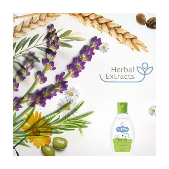 Detský telový olej Bebble 150 ml