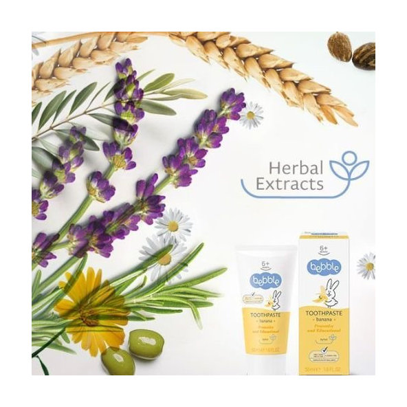 Detská zubná pasta banán Bebble 50 ml