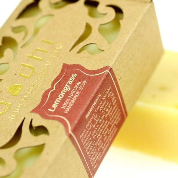 Mydlo Citrónová tráva 100% prírodné Bodhi 100 g