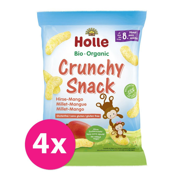 4x HOLLE Bio organické chrumky pšenové 25 g