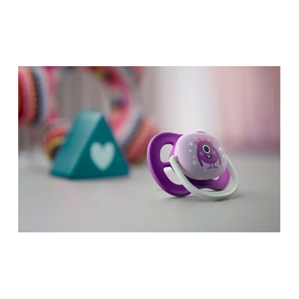 Philips AVENT Cumlík Ultra air play 6-18m dievča 2 ks