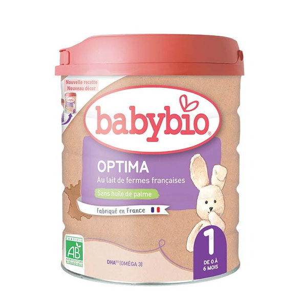 BABYBIO OPTIMA 1 dojčenské bio mlieko (800 g)
