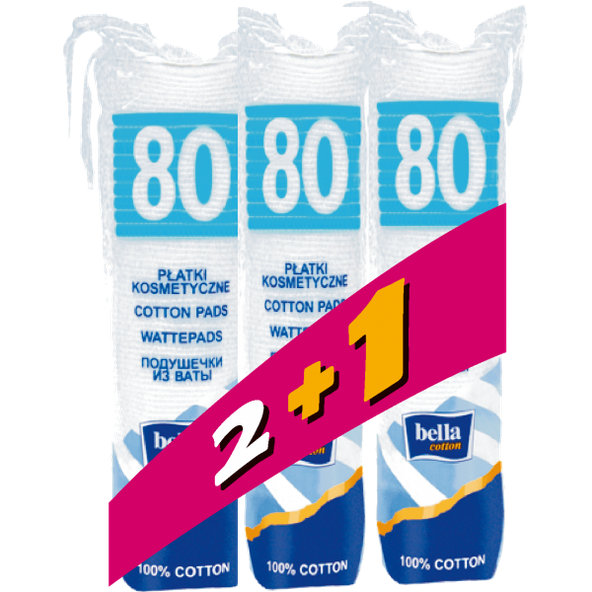 2x BELLA Odličovacie tampóny (3x80 ks)