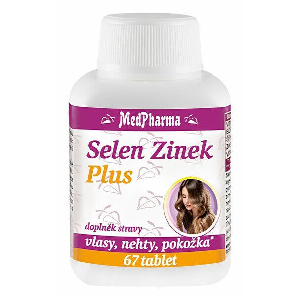 MedPharma SELÉN ZINOK Plus (vlasy, nechty, pokožka) 67 tabliet