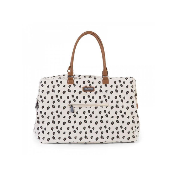 CHILDHOME Prebaľovacia taška Mommy Bag Canvas Leopard