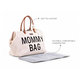 CHILDHOME Prebaľovacia taška Mommy Bag Teddy Off White