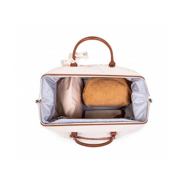 CHILDHOME Prebaľovacia taška Mommy Bag Teddy Off White