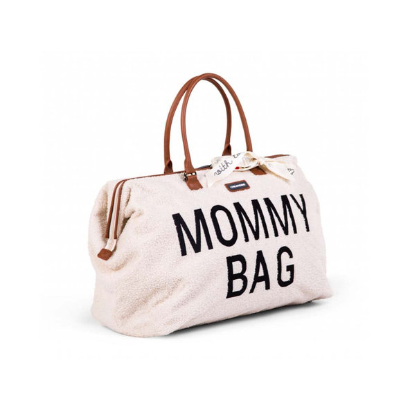 CHILDHOME Prebaľovacia taška Mommy Bag Teddy Off White