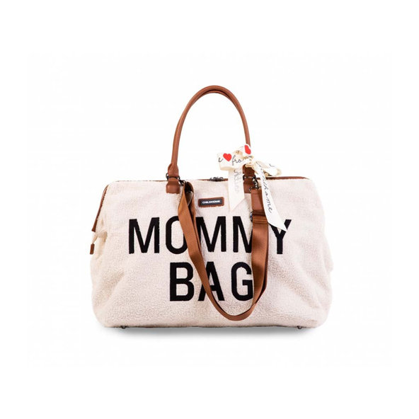 CHILDHOME Prebaľovacia taška Mommy Bag Teddy Off White