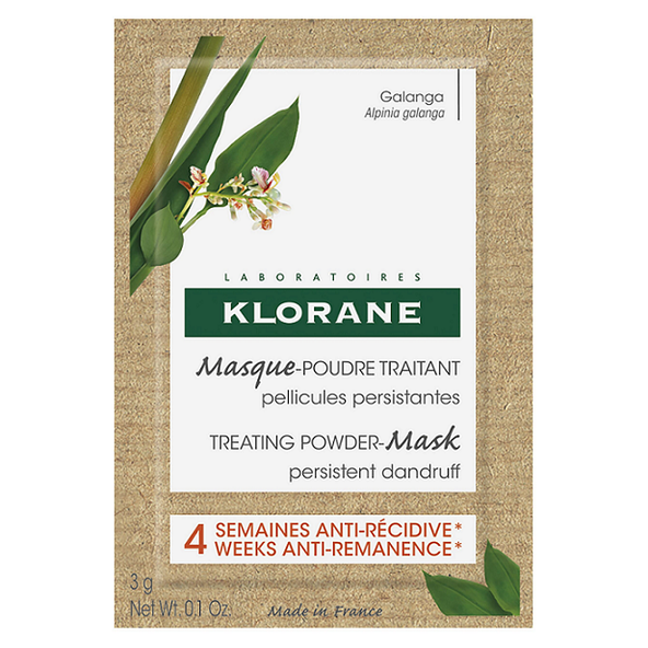 KLORANE Ošetrujúca maska v prášku s galangalom 8x3g