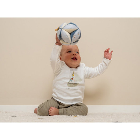 LITTLE DUTCH Loptička textilná Námornicky záliv