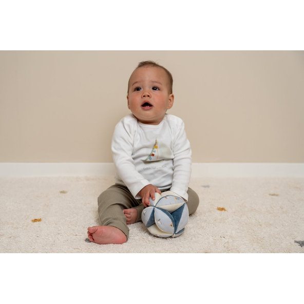 LITTLE DUTCH Loptička textilná Námornicky záliv