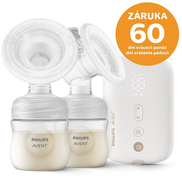 Philips AVENT Odsávačka materského mlieka elektronická nabíjacia DUO SCF398