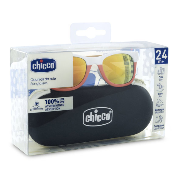 CHICCO Okuliare slnečné Red Mirror 24m+