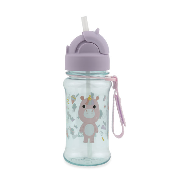 Skip Hop Besties Squad detská fľaša so slamkou jednorožec 355 ml
