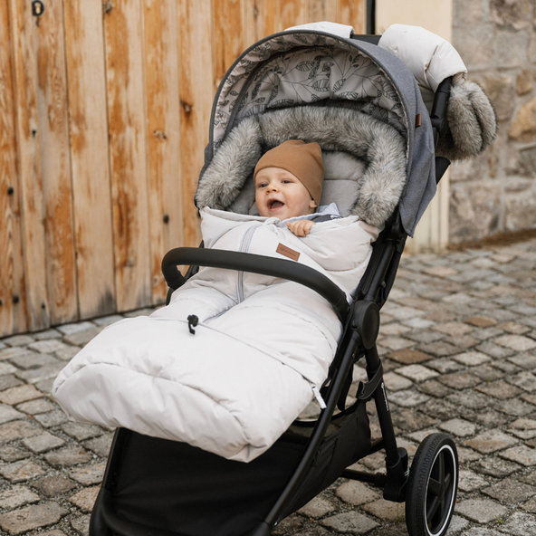 PETITE&MARS Set fusak Arctic 4v1 + rukavice Furry Old Rose