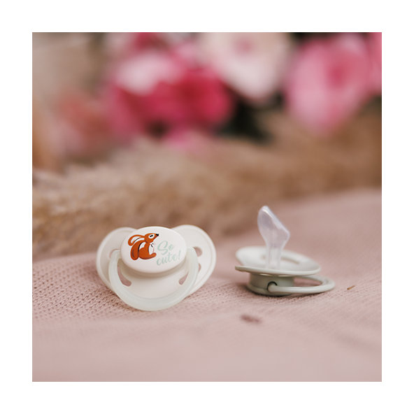 BABYONO Cumlíky silikónové anatomické 6-18m 2 ks