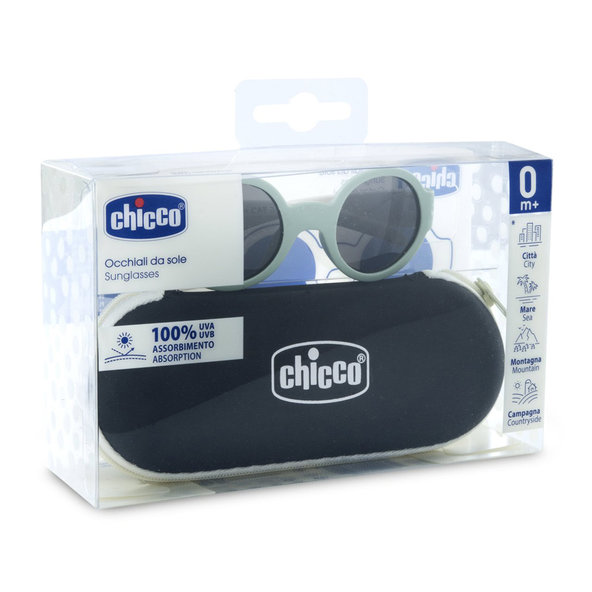 CHICCO Okuliare slnečné Green Smoky 0m+