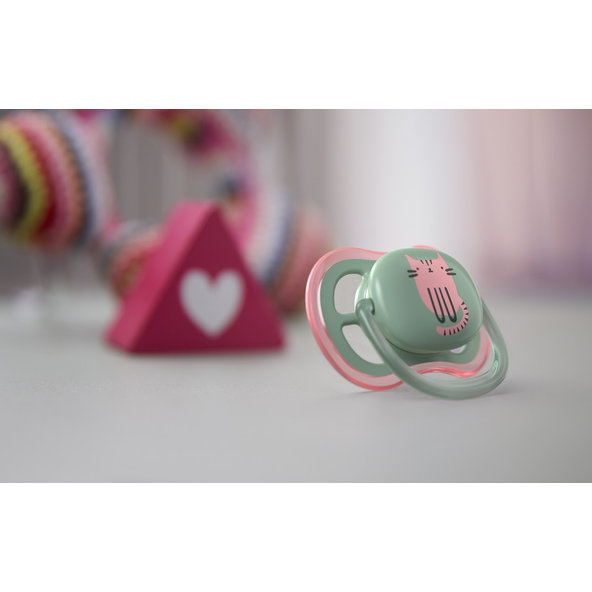 Philips AVENT Cumlík Ultra air obrázok 6-18m dievča (koala) 2 ks