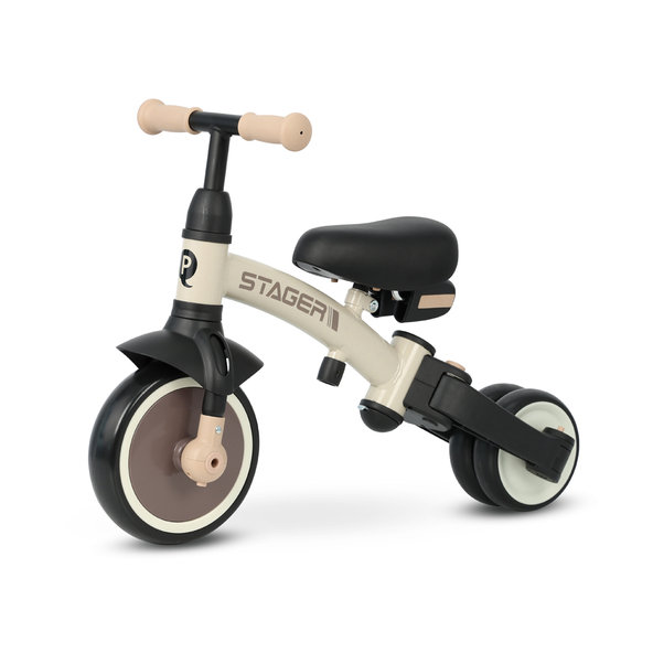 QPLAY Trojkolka Stager 3v1 hnedá do 25 kg