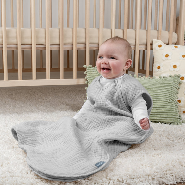 INGENUITY Vak spací bavlnený TOG 2,5 SwaddleMe™ Heather Grey 3m+