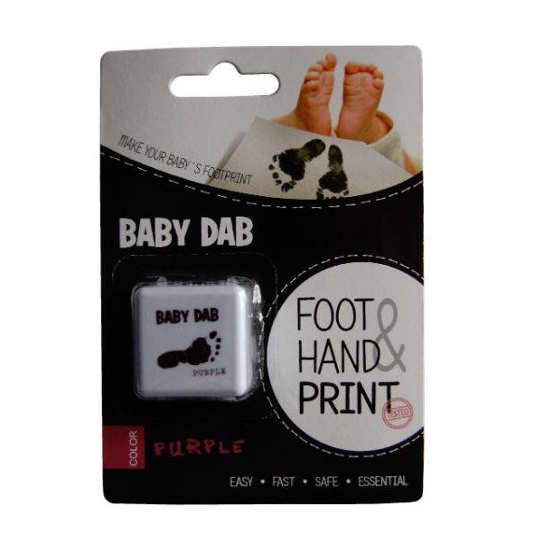 BABY DAB Farba na detské odtlačky - fialová