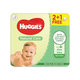 3x HUGGIES Vlhčené obrúsky Natural Triplo 56x3 ks