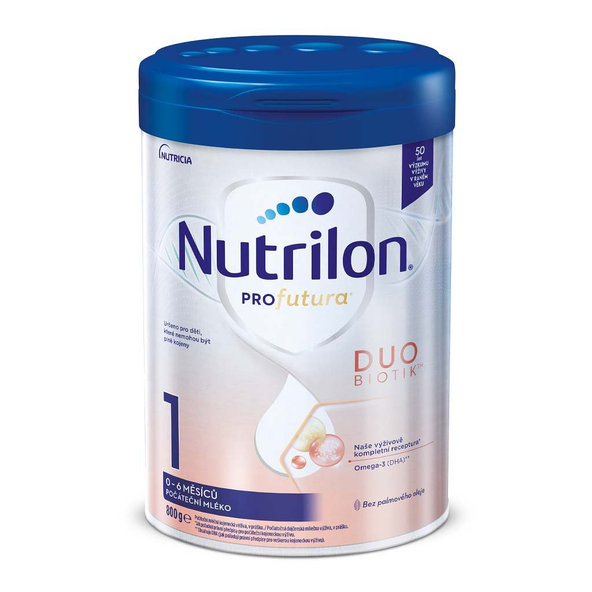 4x NUTRILON Profutura DUOBIOTIK 1 počiatočné dojčenské mlieko 800 g 0+
