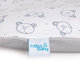 CEBA Poťah na prebaľovaciu podložku mäkkú 2ks Blue, Teddy Bear+Light grey, Teddy Bear
