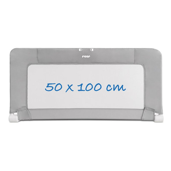 REER Zábrana na posteľ 100cm grey / white