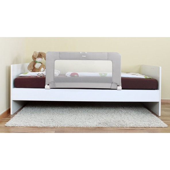 REER Zábrana na posteľ 100cm grey / white