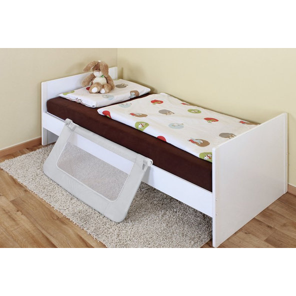 REER Zábrana na posteľ 100cm grey / white
