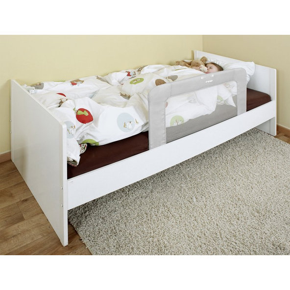 REER Zábrana na posteľ 100cm grey / white
