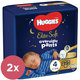 2x HUGGIES Elite Soft Pants OVN Nohavičky plienkové jednorazové 4 (9-14 kg) 19 ks