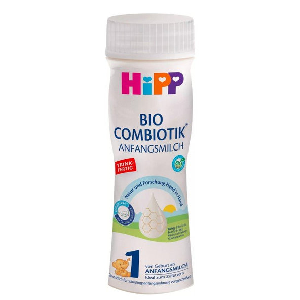 6x HiPP 1 BIO Combiotik® Počiatočná tekutá mliečna dojčenská výživa od narodenia, 200 ml