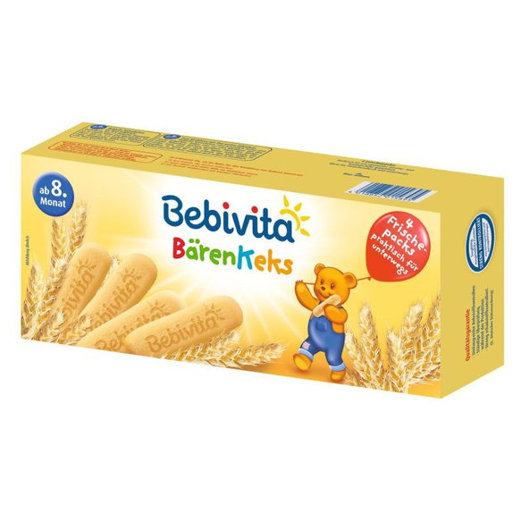 3x BEBIVITA Medvedie sušienky 180 g