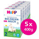 5x HiPP 2 BIO Kozie mlieko od ukončeného 6. mesiaca 400 g