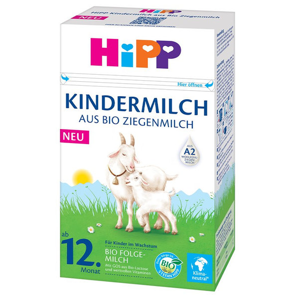 5x HiPP 3 BIO Kozie mlieko Junior od dokončeného 11. mesiaca 400 g