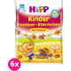 6x HiPP BIO Dětské ovocné obilné křupky, 30 g