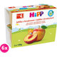 6x HiPP BIO Jablka s broskvemi (4 x 100 g) - ovocný příkrm
