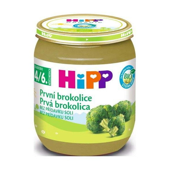 6x HiPP BIO Prvá brokolica (125 g) - zeleninový príkrm