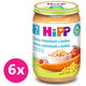 6x HiPP BIO zelenina s těstovinami a šunkou (220 g) - maso-zeleninový příkrm
