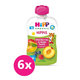 6x HiPP HiPPiS BIO 100% ovoce Jablko-Broskev-Lesní ovoce 100 g – ovocný příkrm