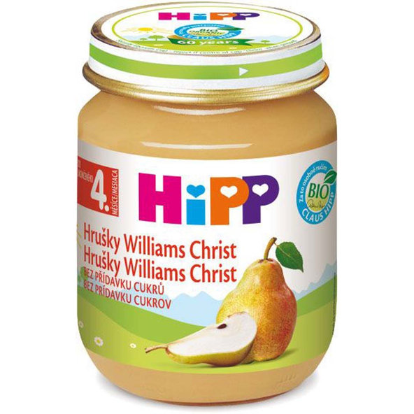 6x HiPP hruškový Williams-Christ (125 g) - ovocný příkrm