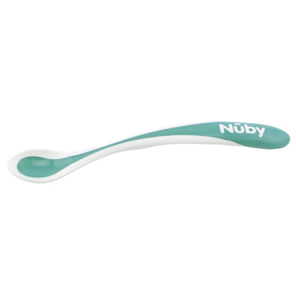 NUBY Lyžička kŕmiaca termo 4 ks, 3m+ mix farieb