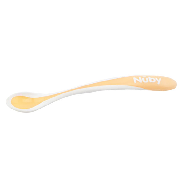 NUBY Lyžička kŕmiaca termo 4 ks, 3m+ mix farieb