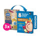3x GERBER Natural mliečna kaša pšenično ovsená malina a banán 220 g