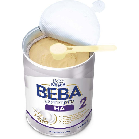 4x BEBA EXPERTpro HA 2 Mlieko pokračovacie, 800 g