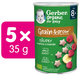 5x GERBER Organic chrumky s malinami a banánom 35 g​